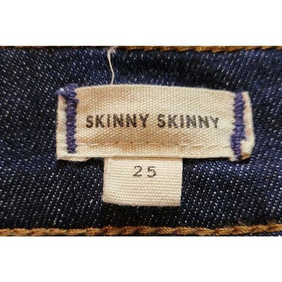 Madewell Skinny Skinny Ankle Jeans Size 25x28 Medium Blue Stretch Denim - Picture 5 of 8